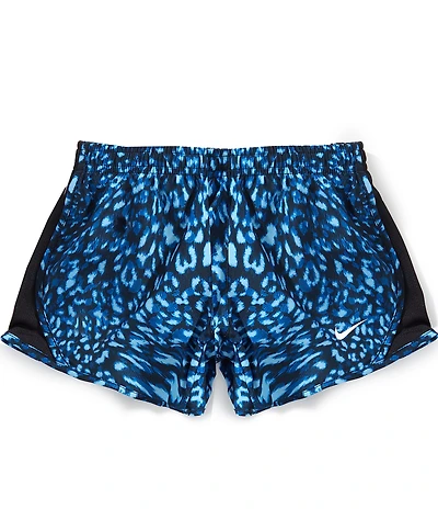 Nike Big Girls Dri Fit Printed Tempo Shorts