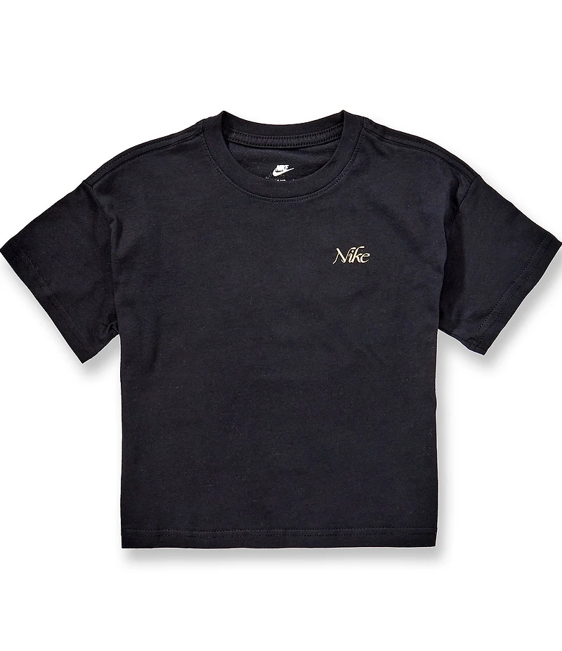 Nike Big Girls Floral Graphic Boxy T-Shirt