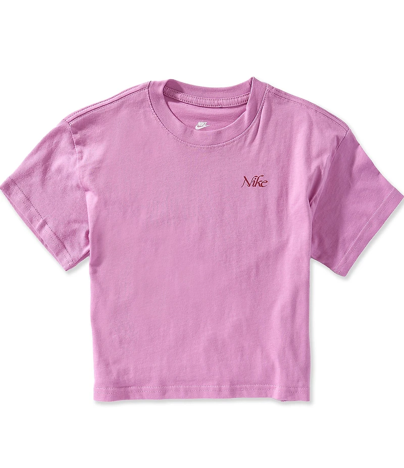 Nike Big Girls Floral Graphic Boxy T-Shirt