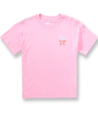 Nike Big Girls Short Sleeve Bow Logo Graphic T-Shirt