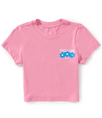 Nike Big Girls Short Sleeve Slim Cropped T-Shirt