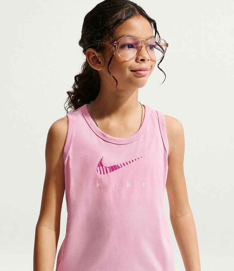 Nike Big Girls Short Sleeve Sportswear Tank Top