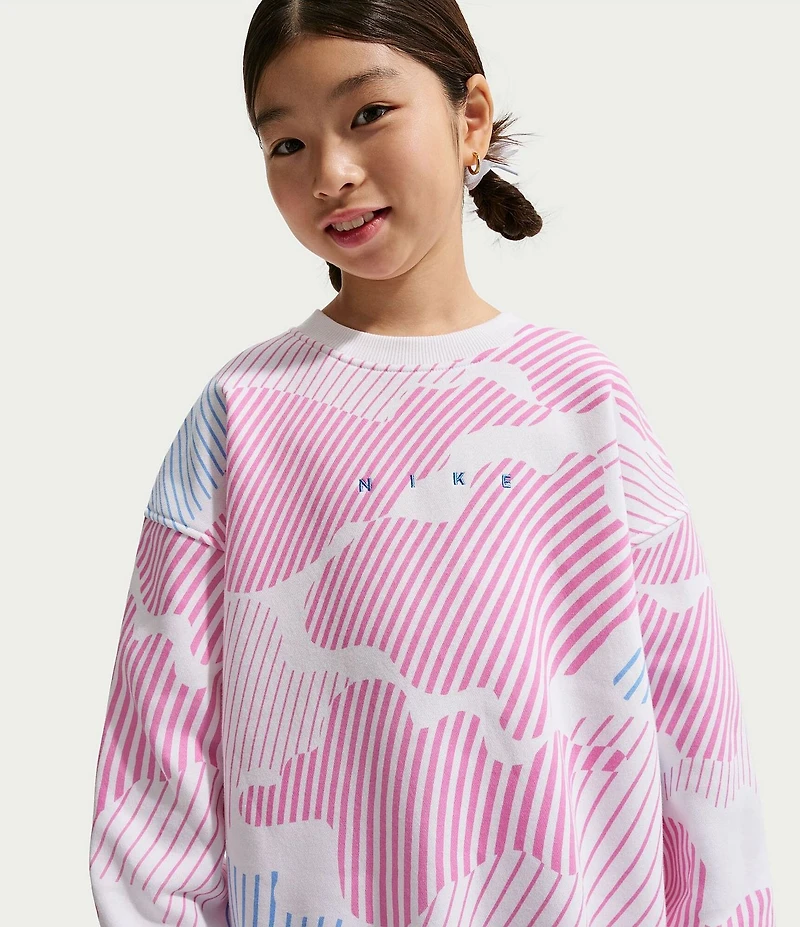 Nike Big Girls Sportwear Club Fleece Sweatshirt