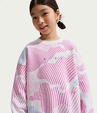 Nike Big Girls Sportwear Club Fleece Sweatshirt