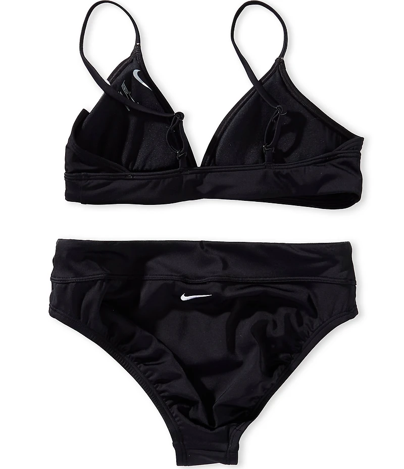 Nike Big Girls Triangle Bikini Top & Matching Bikini Bottom Two-Piece Swimsuit