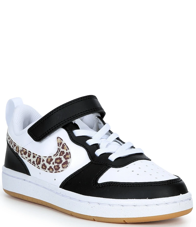 Nike Girls' Court Borough Low Animal Print Accent Sneakers (Toddler)