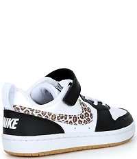 Nike Girls' Court Borough Low Animal Print Accent Sneakers (Toddler)
