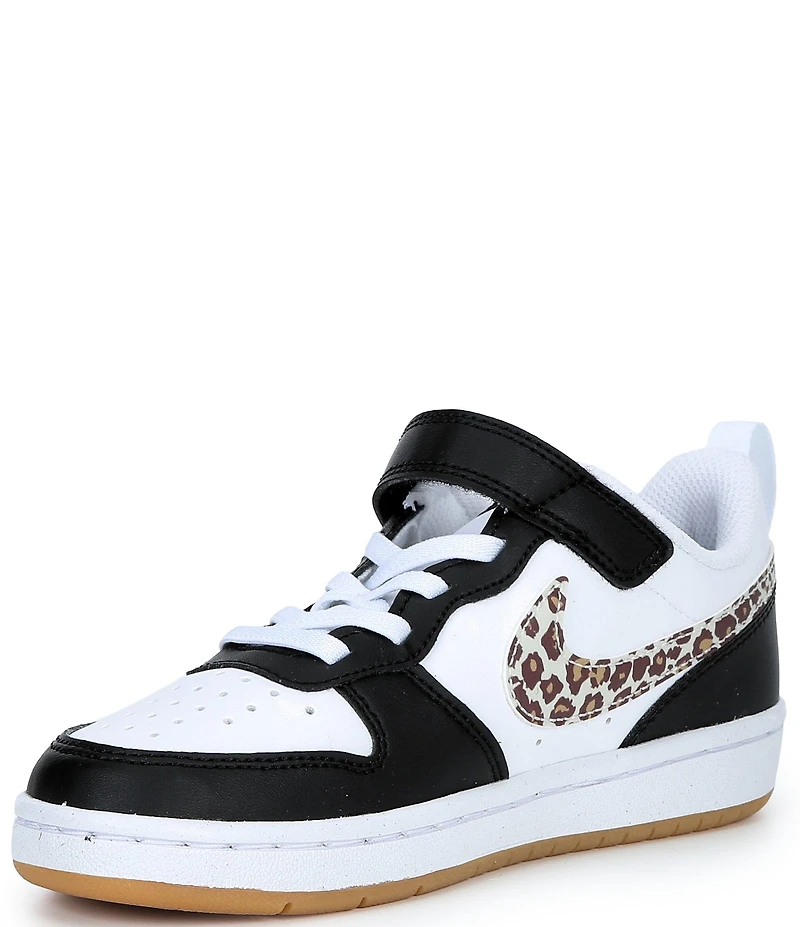 Nike Girls' Court Borough Low Animal Print Accent Sneakers (Toddler)