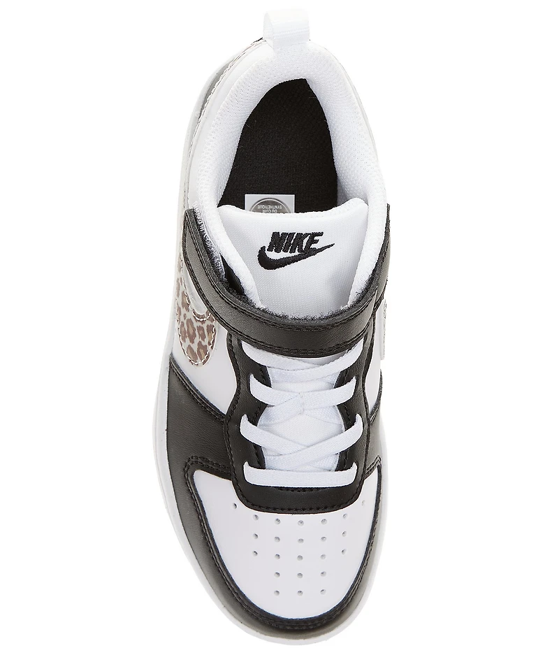 Nike Girls' Court Borough Low Animal Print Accent Sneakers (Toddler)