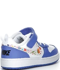 Nike Girls' Court Borough Low Recraft Hook-and-Loop Floral Sneakers (Youth)