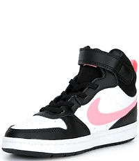 Nike Girl's Court Borough Mid 2 Basketball Sneaker Toddler