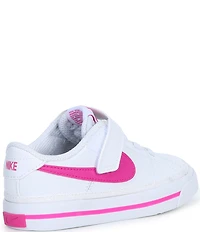 Nike Girls' Court Legacy Leather Hook-and-Loop Sneakers (Toddler)