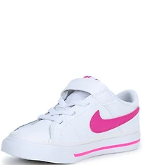 Nike Girls' Court Legacy Leather Hook-and-Loop Sneakers (Toddler)