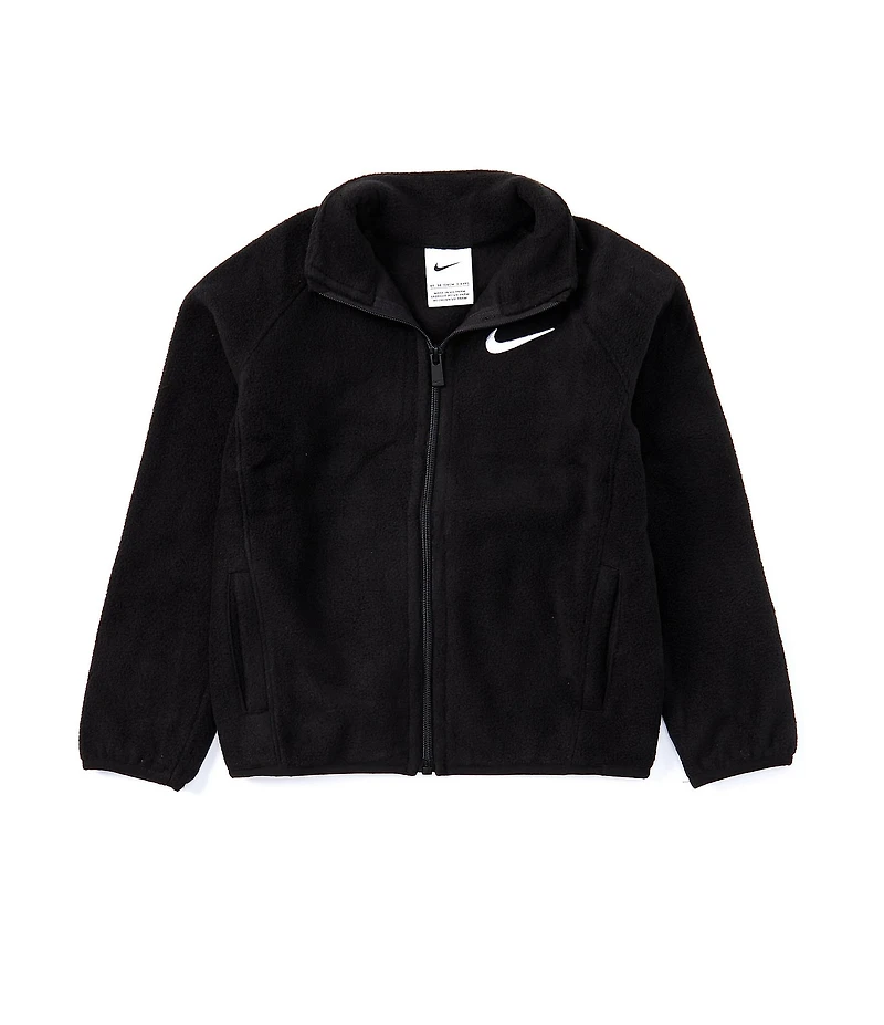 Nike Little Boys Long Sleeve Swoosh Fleece Jacket