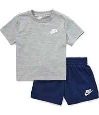 Nike Little Boys Club Jersey Short Sleeve T-Shirt & Shorts Set