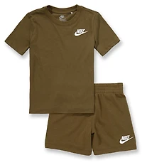 Nike Little Boys Club Jersey Short Sleeve T-Shirt & Shorts Set