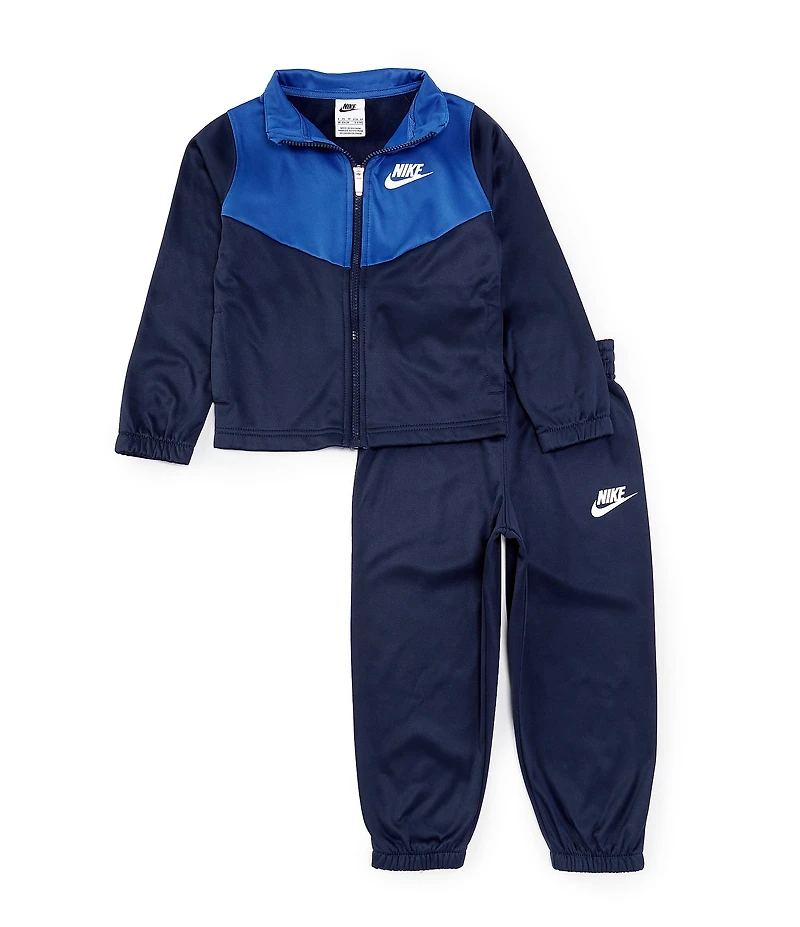 Nike Little Boys Long-Sleeve Color Block Jacket & Solid Jogger Pants Set