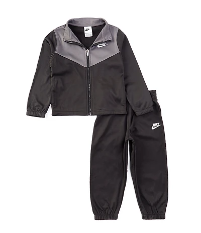 Nike Little Boys Long-Sleeve Color Block Jacket & Solid Jogger Pants Set