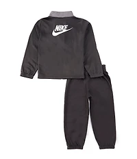 Nike Little Boys Long-Sleeve Color Block Jacket & Solid Jogger Pants Set