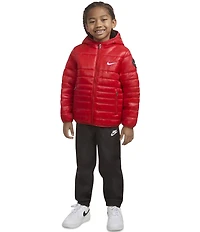 Nike Little Boys Long Sleeve Quilted Fill Jacket