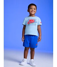 Nike Little Boys Short Sleeve Ace Your Game Knit T-Shirt & Taffeta Shorts Set
