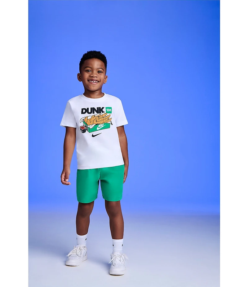 Nike Little Boys Short Sleeve Dunk 'Em Tenders T-Shirt