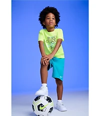 Nike Little Boys Short Sleeve Just Do It Knit T-Shirt & French Terry Shorts Set