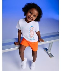 Nike Little Boys Short-Sleeve Rhythm Jersey T-Shirt & Dri-FIT Woven Shorts Set