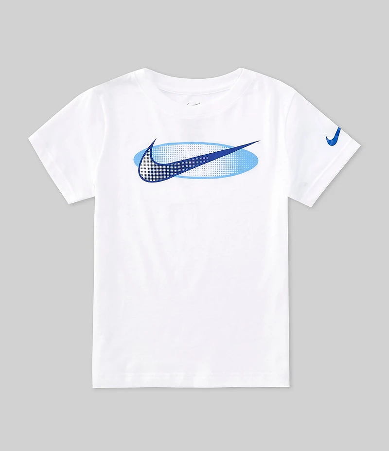 Nike Little Boys Short Sleeve Swoosh Logo T-Shirt