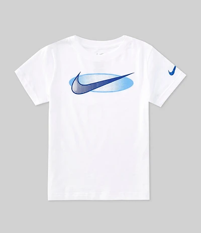 Nike Little Boys Short Sleeve Swoosh Logo T-Shirt