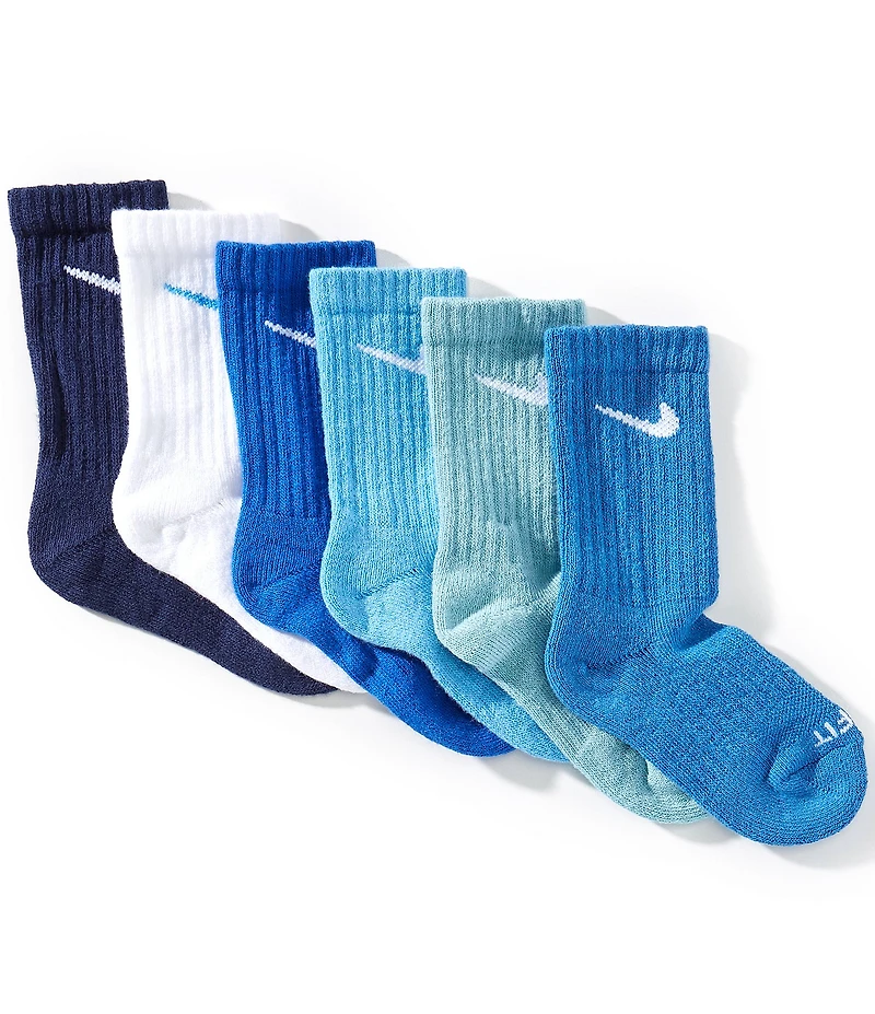 Nike Little Boys Performance Crew Socks 6-Pack