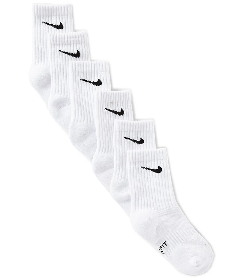 Nike Little Boys Performance Crew Socks 6-Pack