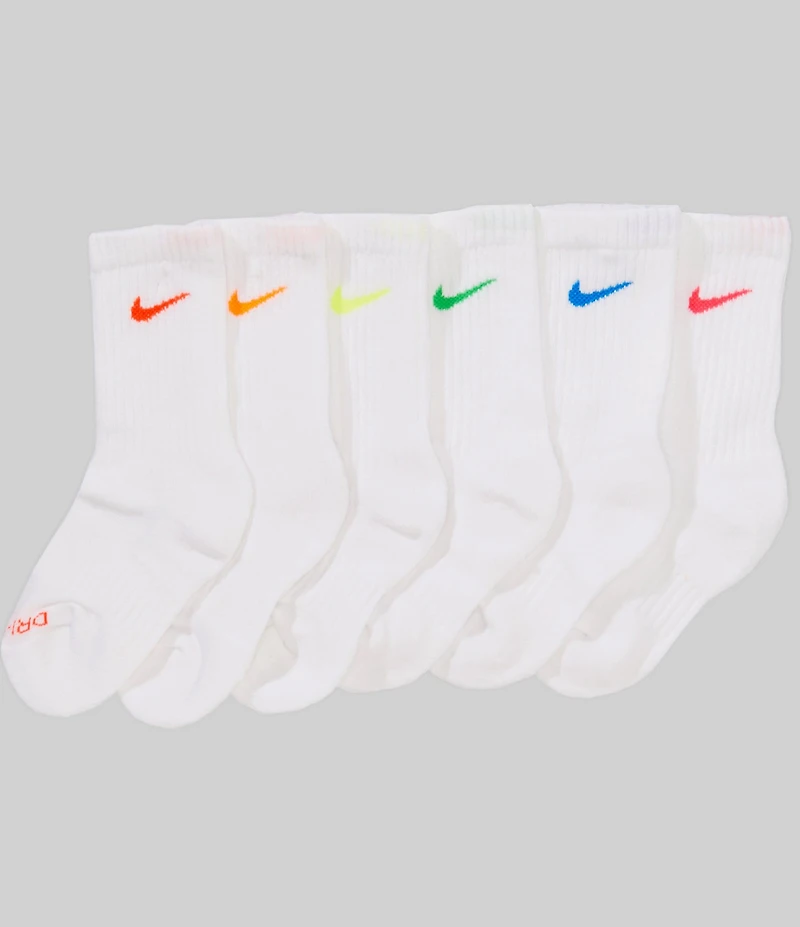 Nike Little Boys Performance Crew Socks 6-Pack