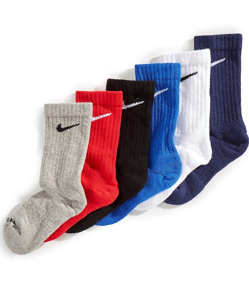 Nike Little Boys Performance Crew Socks 6-Pack