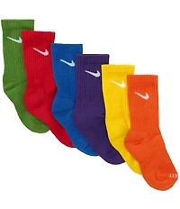Nike Little Boys Performance Crew Socks 6-Pack