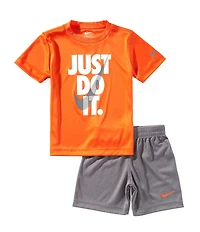 Nike Little Boys Short Sleeve JDI Swoosh T-Shirt & Short Set
