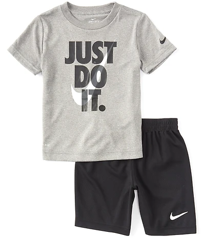 Nike Little Boys Short Sleeve JDI Swoosh T-Shirt & Short Set