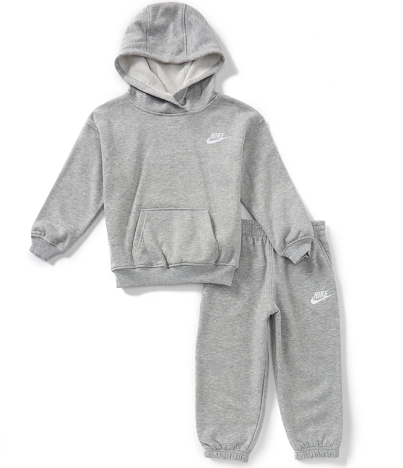 Nike Little Boys Club Fleece Oversized Hoodie & Pants Set