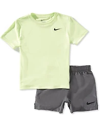 Nike Little Boys Dri-FIT 2-Piece Woven Shorts Set