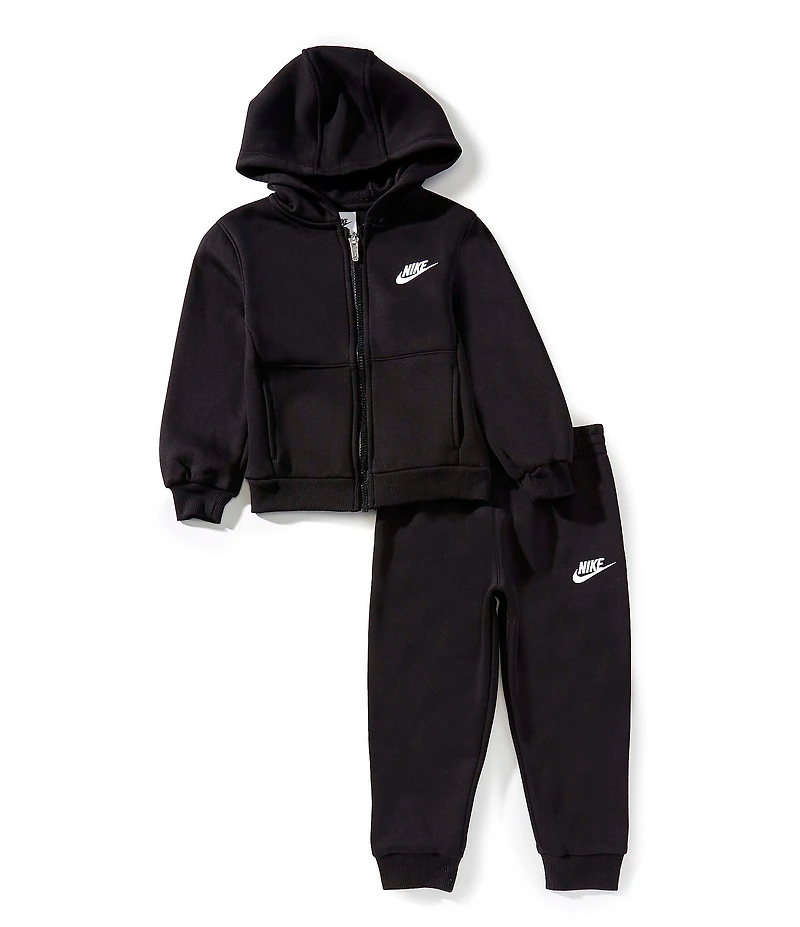 Nike Little Boys Long Sleeve FZ Club Zip Hoodie & Joggers 2-Piece Set