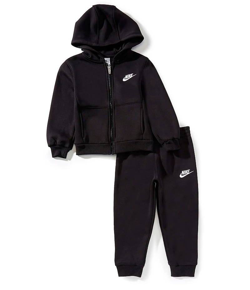 Nike Little Boys Long Sleeve FZ Club Zip Hoodie & Joggers 2-Piece Set