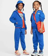 Nike Little Boys Long Sleeve FZ Club Zip Hoodie & Joggers 2-Piece Set