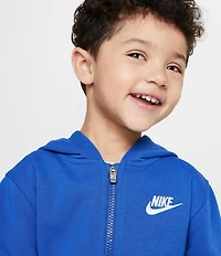 Nike Little Boys Long Sleeve FZ Club Zip Hoodie & Joggers 2-Piece Set