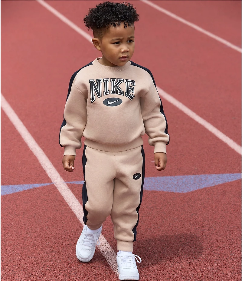 Nike Little Boys Long Sleeve Game Day Essentials Sweatshirt & Pants 2-Piece Set