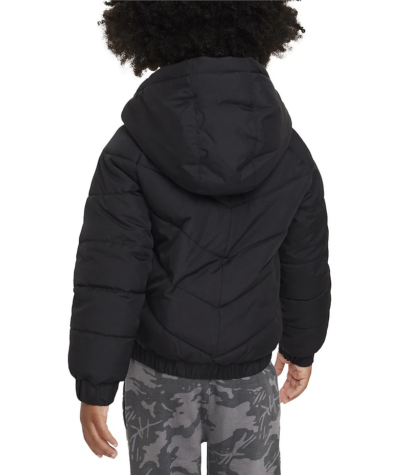 Nike Little Boys Mid Stripe Hooded Puffer Jacket