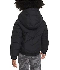 Nike Little Boys Mid Stripe Hooded Puffer Jacket