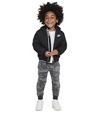 Nike Little Boys Mid Stripe Hooded Puffer Jacket
