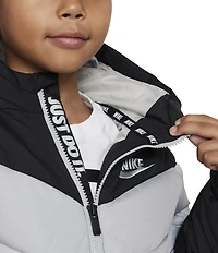 Nike Little Boys Mid Stripe Hooded Puffer Jacket