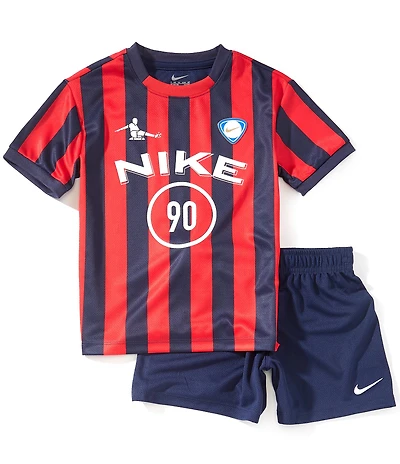 Nike Little Boys Nike Sportswear Goal Mode Tee & Shorts 2-Piece Set