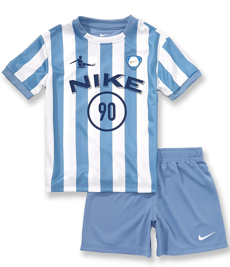 Nike Little Boys Nike Sportswear Goal Mode Tee & Shorts 2-Piece Set
